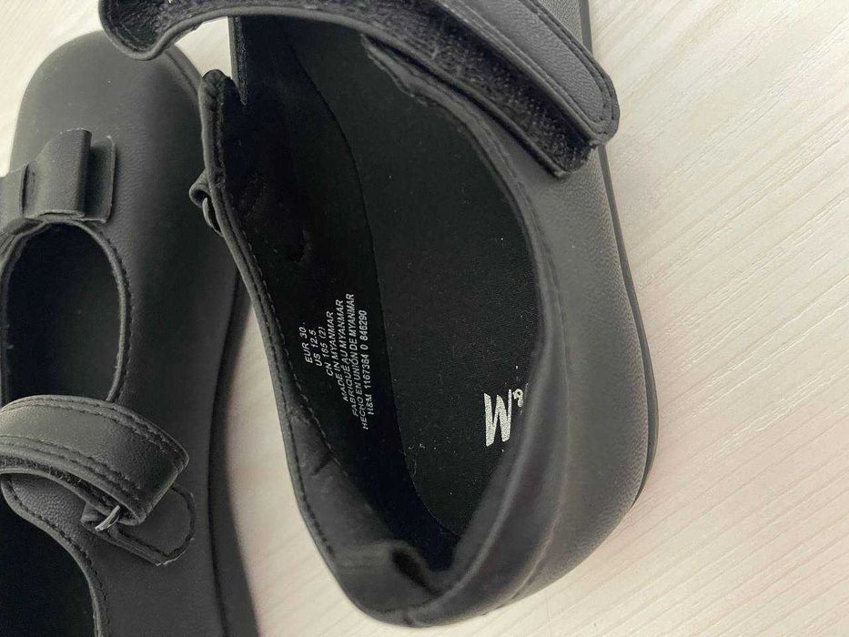 Новые черные детские туфли — размер 29 — 100 000 сум