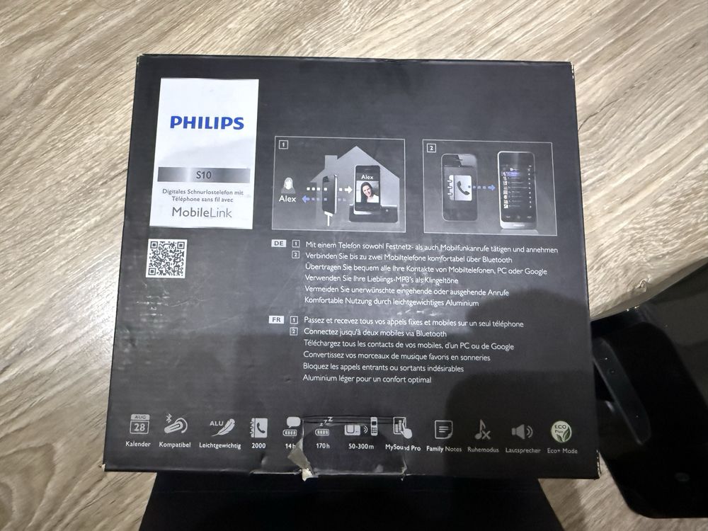 * Philips домашний радиотелефон с сенсорным экраном