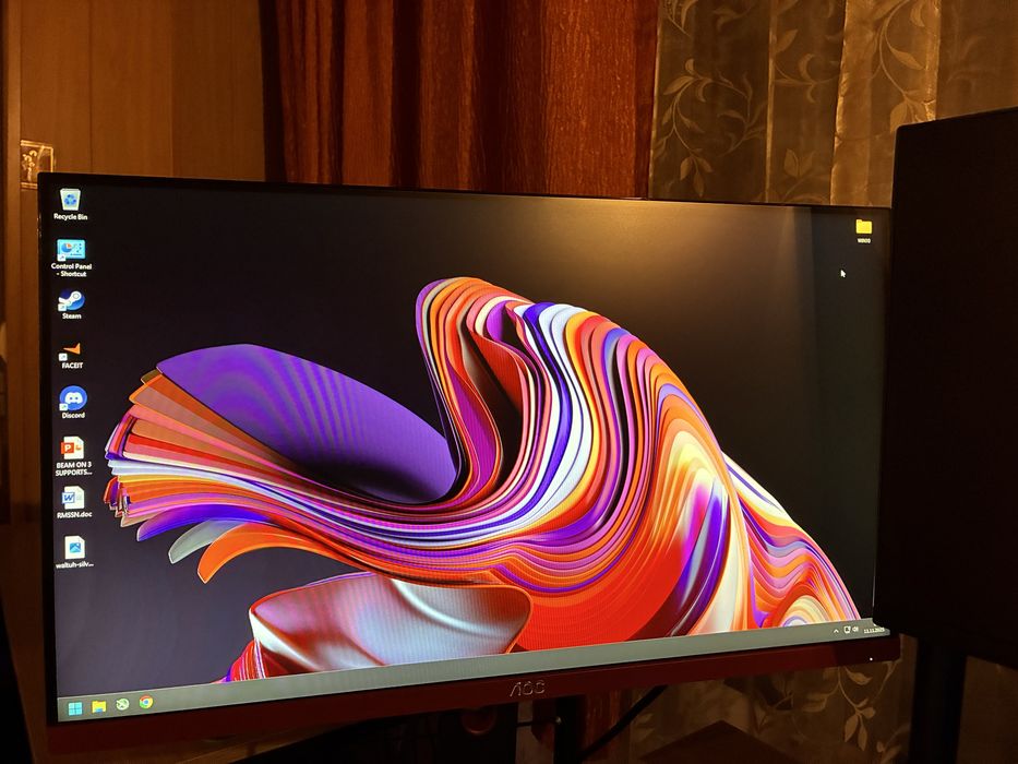 Monitor Gaming 144Hz LED TN AOC G2590PX 24.5inch Full HD 1ms FreeSync