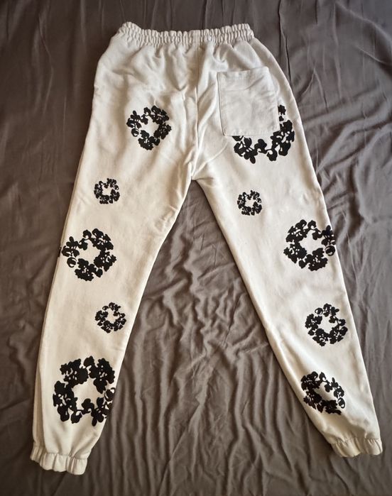 Denim Tears White Мъжки екип комплект горнище с долница