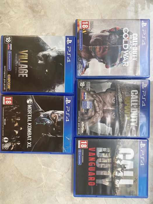 Продам игры на пс 4