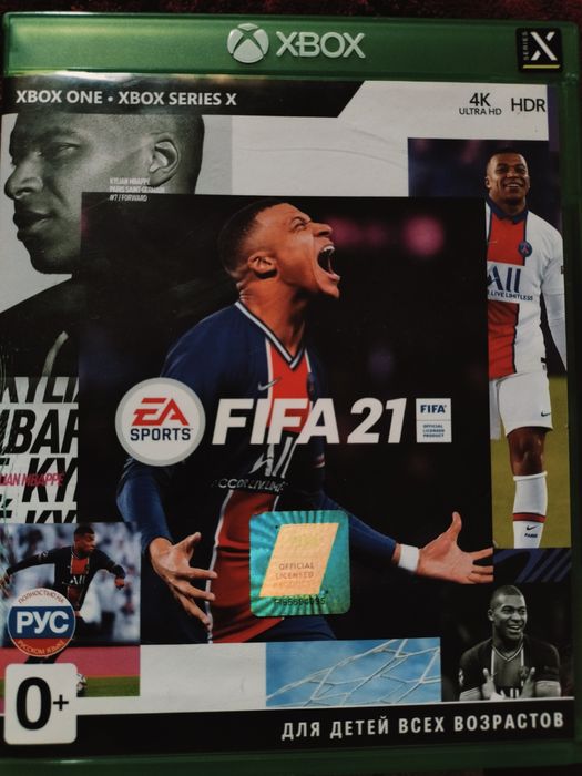 Продам диск Xbox series X,xbox one fifa 21