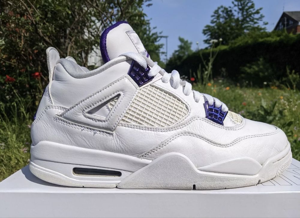 Jordan 4 Metallic Purple size 44