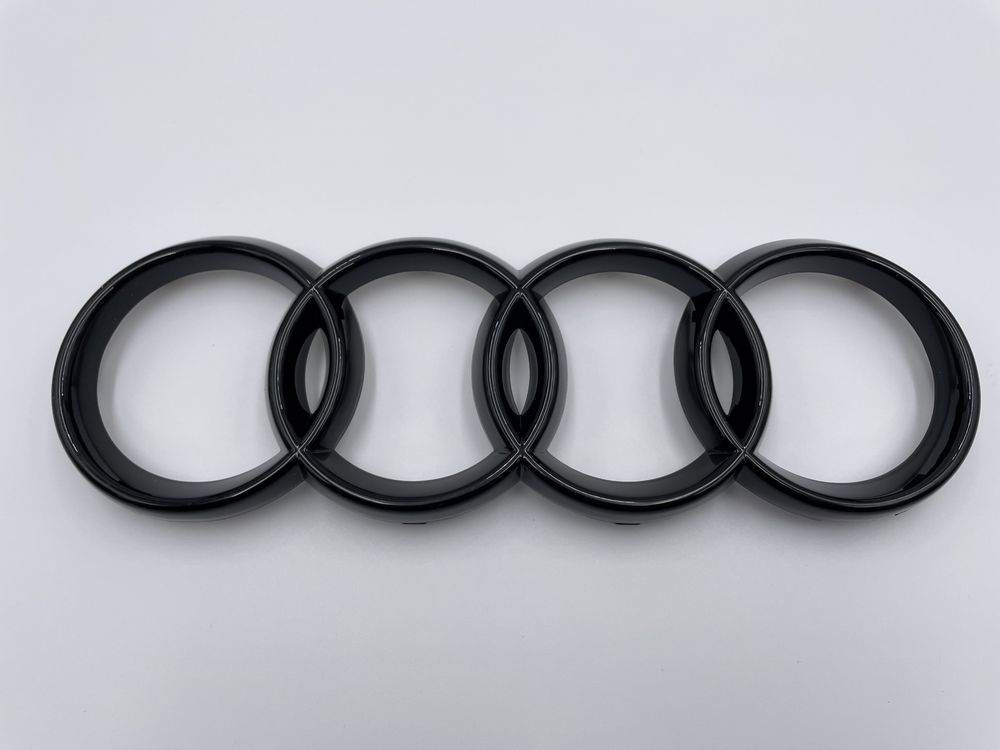 Emblema audi grila 263 mm negru