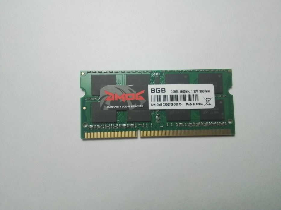 ОЗУ для ноутбука типа DDR3L на 8 гб