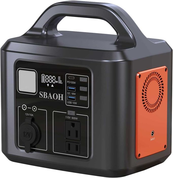 Преносима зарядна станция SBAOH 600W / 538.7Wh – Соларен Генератор