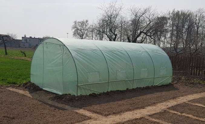 Solar de grădină 6x3x2m, polietilenă 180 g/m2, rezistentă la UV