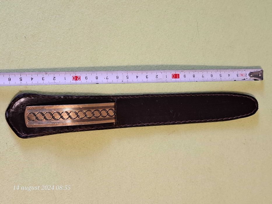 Cutit de birou, cu lama din otel si mmanunchi de alama pentru plicuri