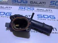 Distribuitor Corp Carcasa Termostat Senzor Temperatura Apa Volkswagen Passat CC 2.0 TDI CBAA CBAB CBAC CBBB 2005 - 2010 Cod 03L121132[S0346]