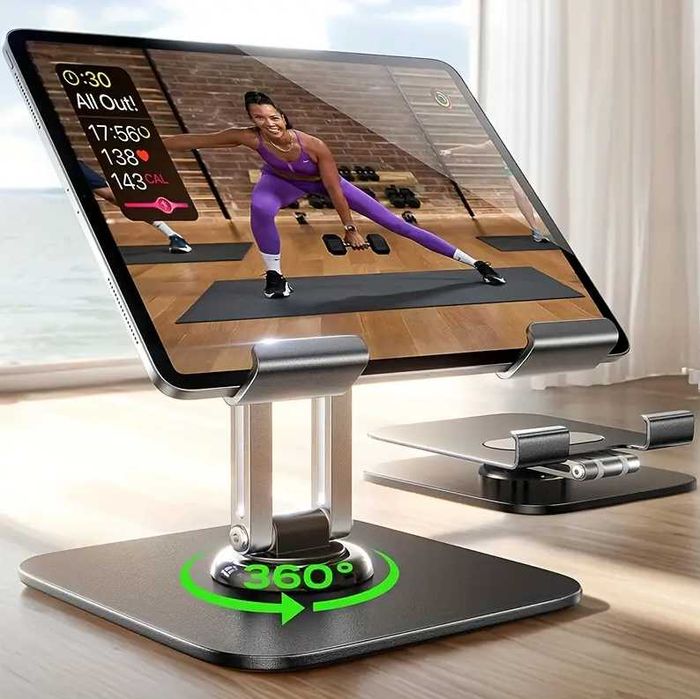 Suport pentru tableta din metal robust cu rotire 360 Design pliabil