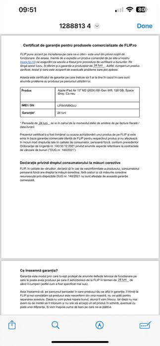 Apple iPad Air 13" M2 (2024) 6th Gen Wifi