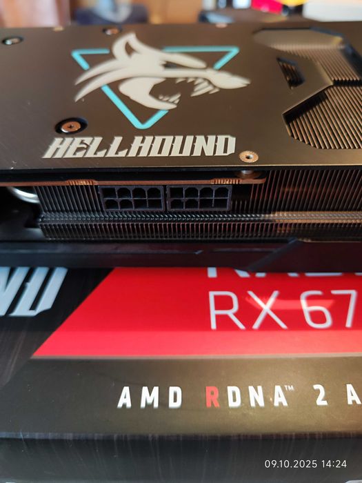 Видеокарта RX 6700XT 12GB PowerColor Hellhound AMD Radeon