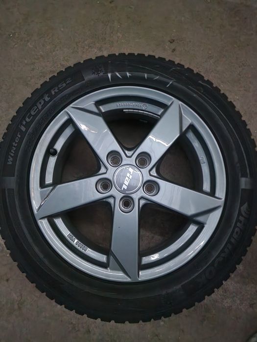 5x112 16 цола джанти Rial със зимни гуми 205/55R16  Audi/VW/Seat/Skoda