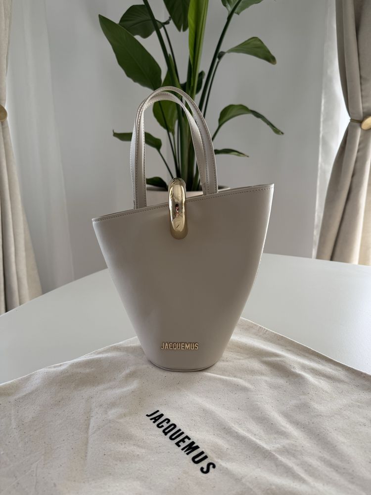 Geanta jacquemus piele naturala