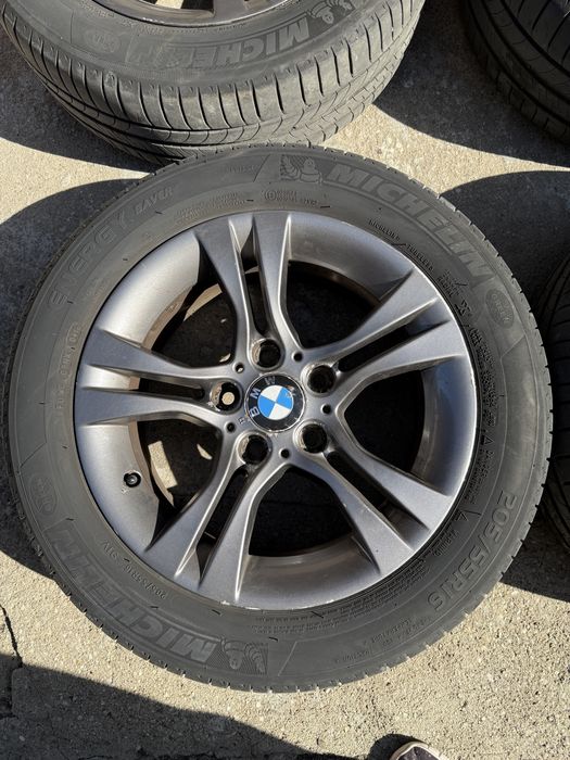 Set 4 jante BMW 16” + anvelope vară Michelin 205/55 R16