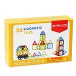 JUCARII Set Constructie Magnetic Tiles 3D - piese magnetice colorate