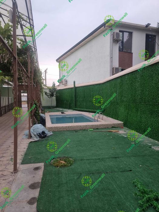 Yashil zabor | Green Wall | Dekorativ sun’iy  setka (3 yil kafolat)