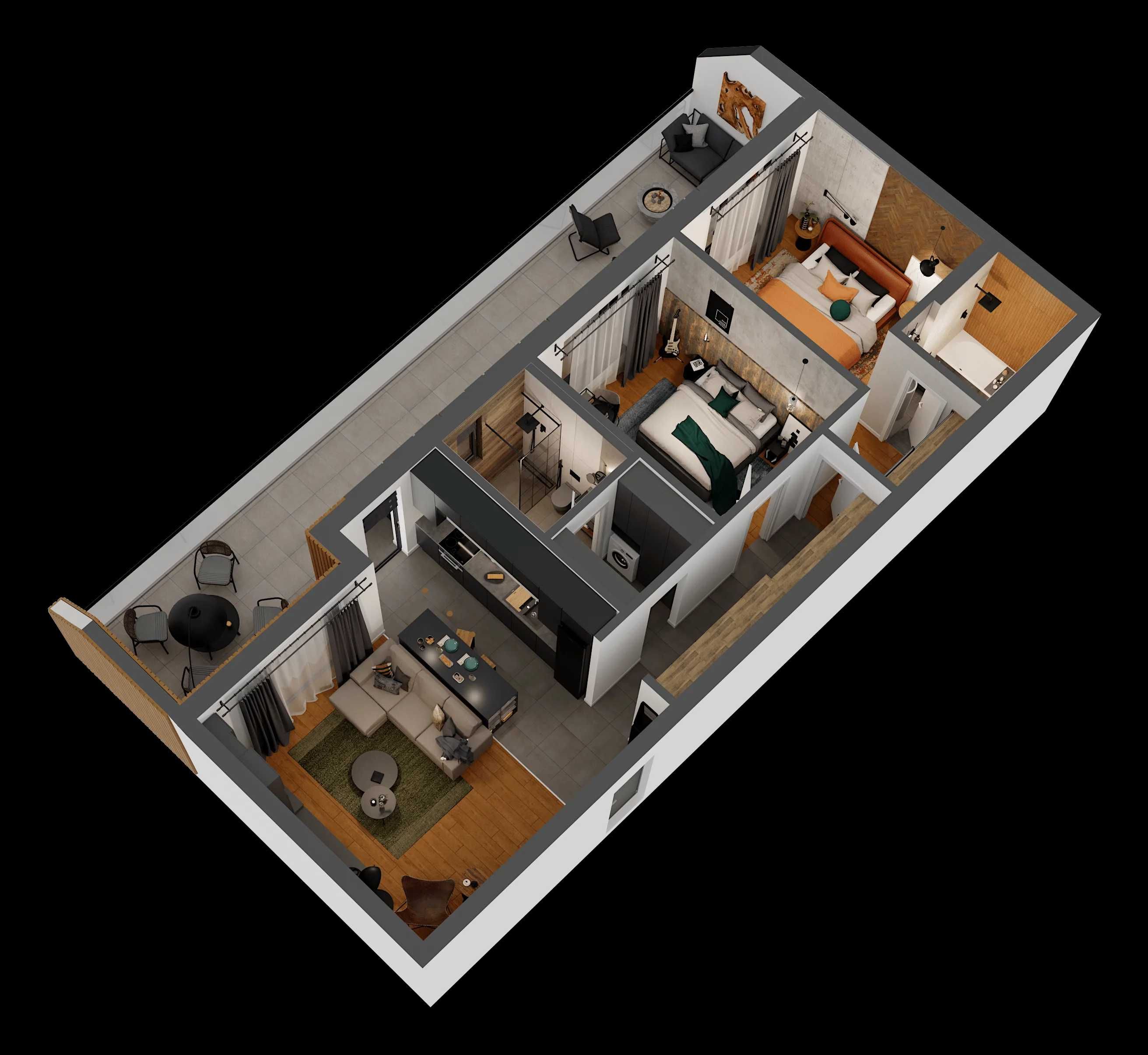 Bloc nou – Ap. 3 camere - Unic, Premium, Intim | Nesea Residence