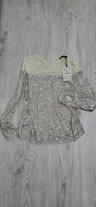 Bluza cu paiete Zara