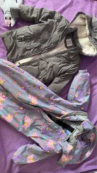 Зимняя и весенняя куртка и комбинезон
