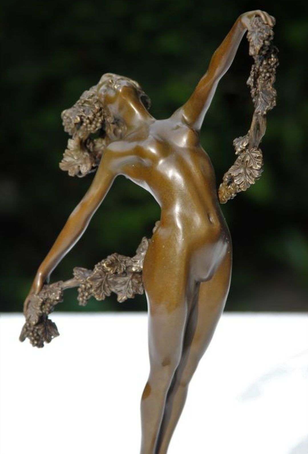 Statuetă bronz 42 cm