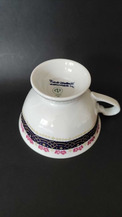 Colditz ГДР един много фин и крехък троен сет за чай/дълго кафе