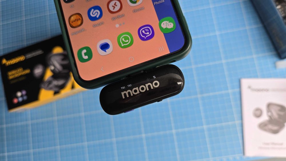 Maono WM620 комплект безжични микрофони