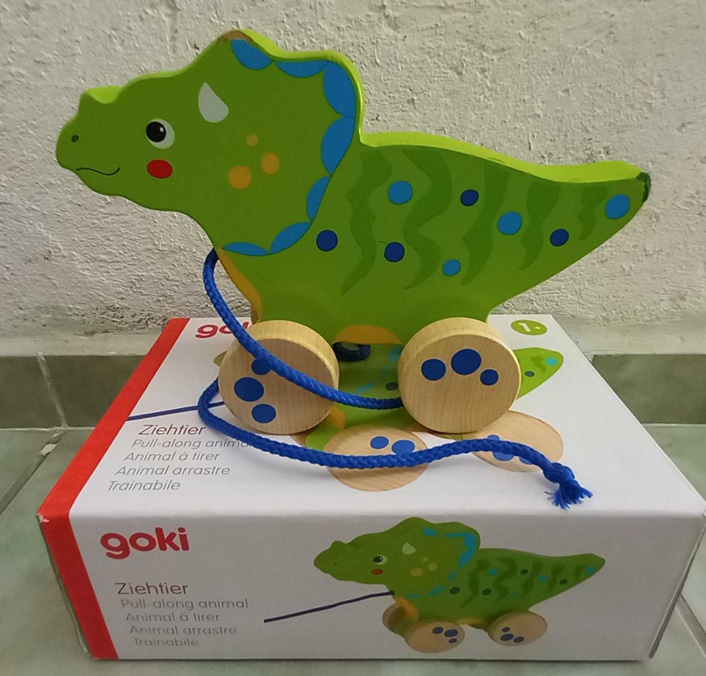 goki дървена играчка за дърпане