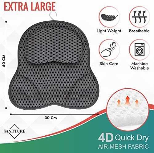 Нова Луксозна сива възглавница за вана/Ултра бързо съхнене