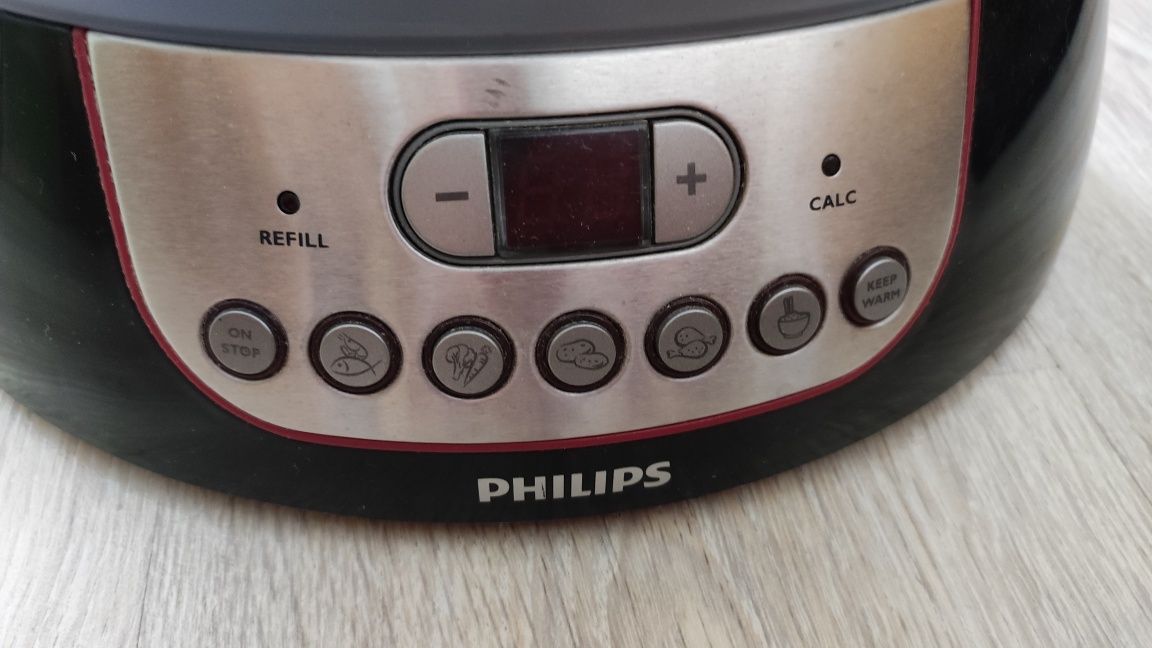 Steamer gatit la aburi Philips 3 niveluri + termos