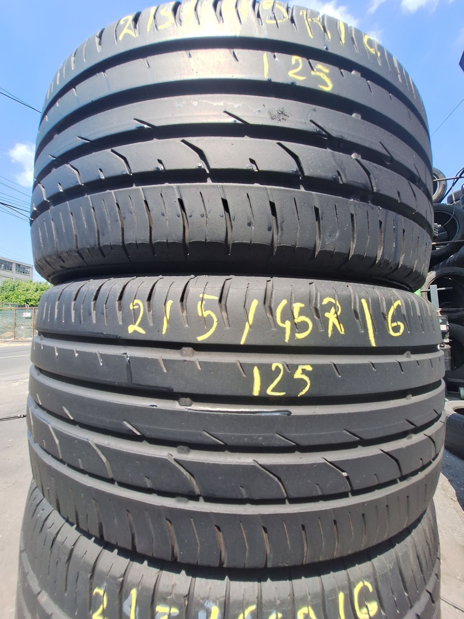 4 anvelope vara 215/45r16 Continental Montaj Gratuit