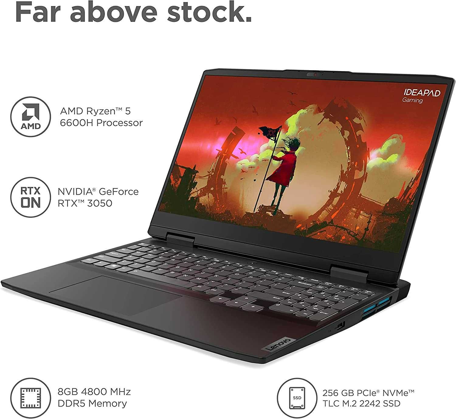 Продается Lenovo Gaming Laptop 3 RAM 24GB RTX3050