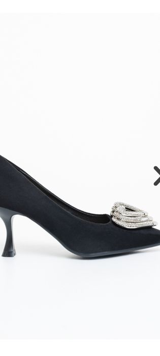 Pantofi dama cu toc negri