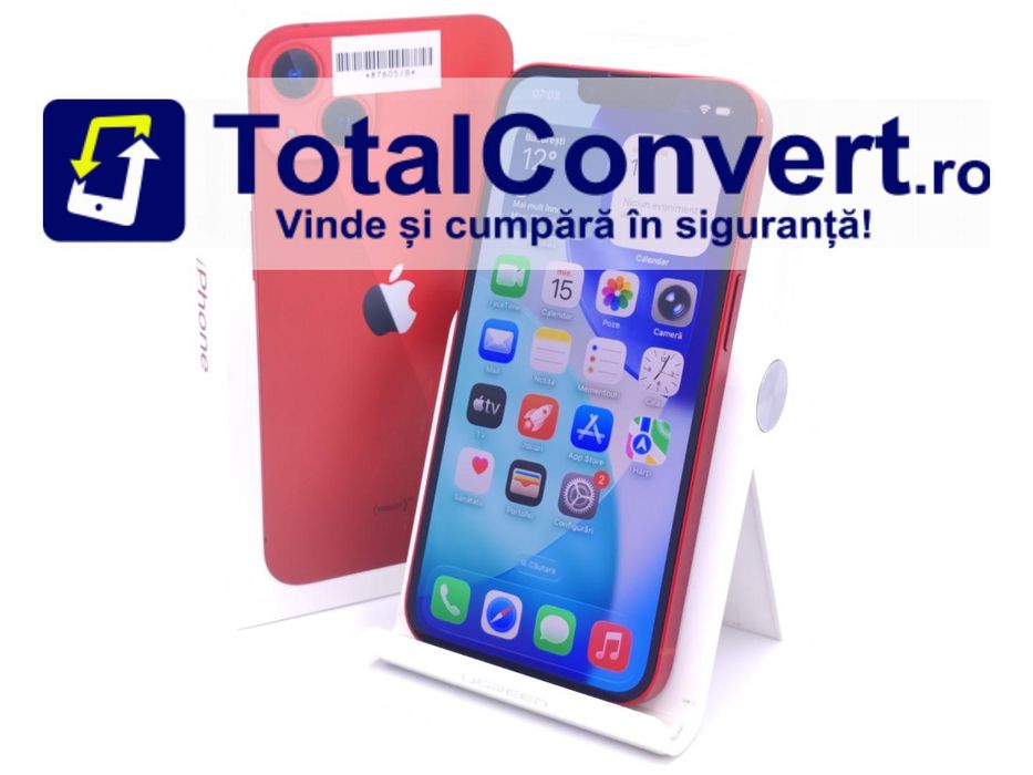 Apple iPhone 13 128GB Red 4GB Single SIM, Garantie 24 luni | #D87605