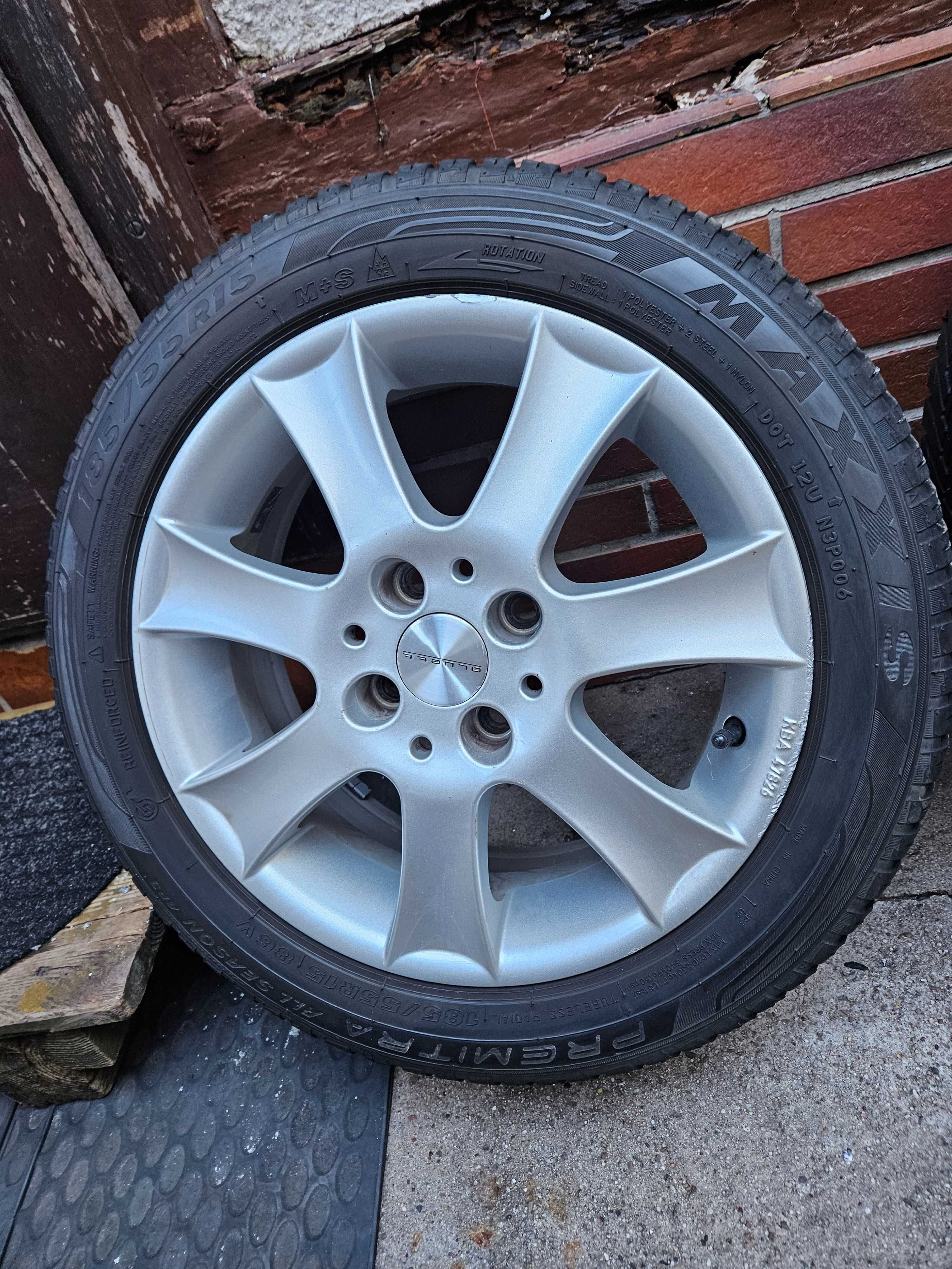 Леги джанти 15" 4х100 Всесезонни гуми 185/55/15