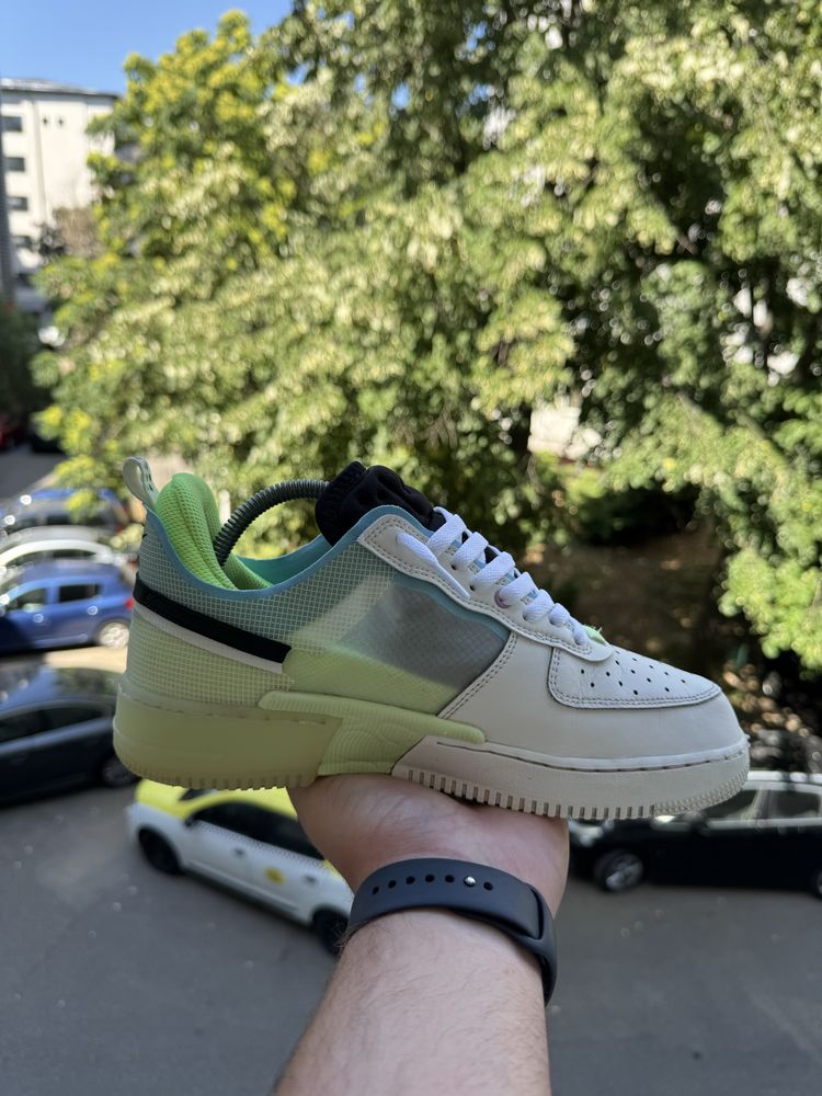Nike Air Force 1 React Sail Barely Volt