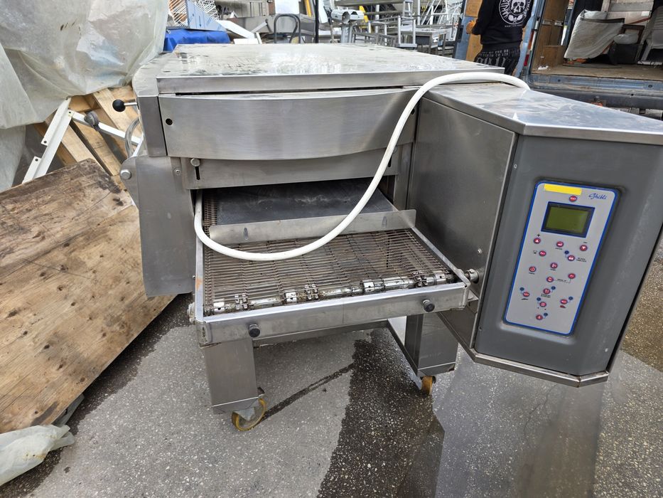 OEM електрическа Италиянска  конвейерна Пицарка с вентилатор HV50/X,85