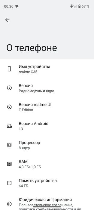 Realme c35 telfon