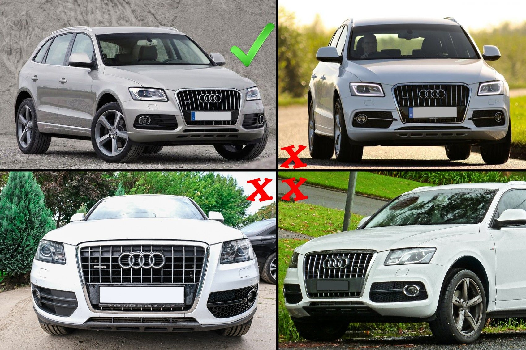 Grile Laterale Audi Q5 SUV 8R Facelift (2012-2016) RS