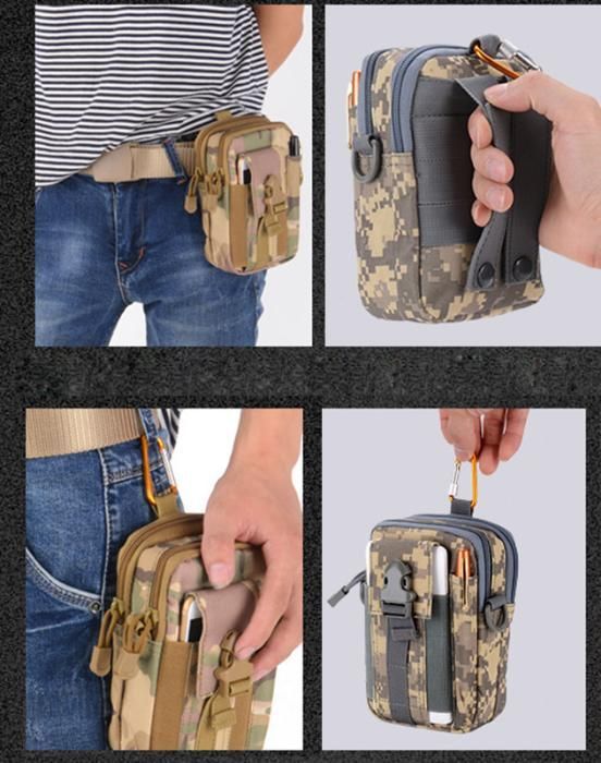 Borseta curea Militar Molle Army Airsoft camouflage rucsac geanta