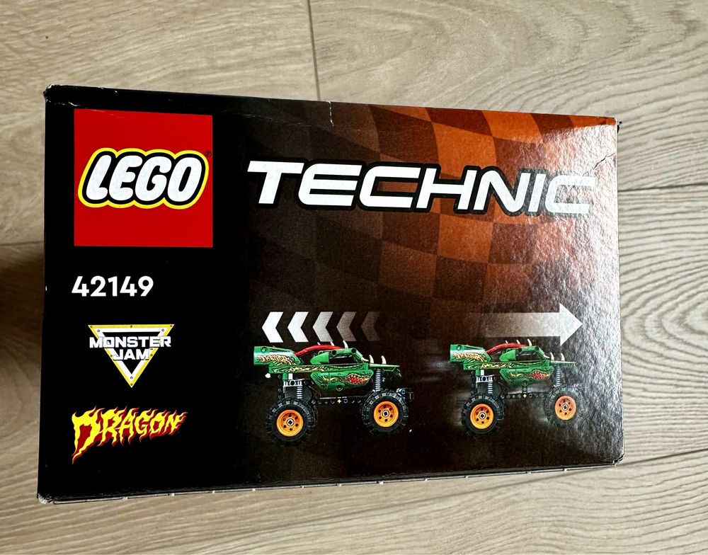 LEGO Technic - Monster Jam Dragon 42149, 217 piese