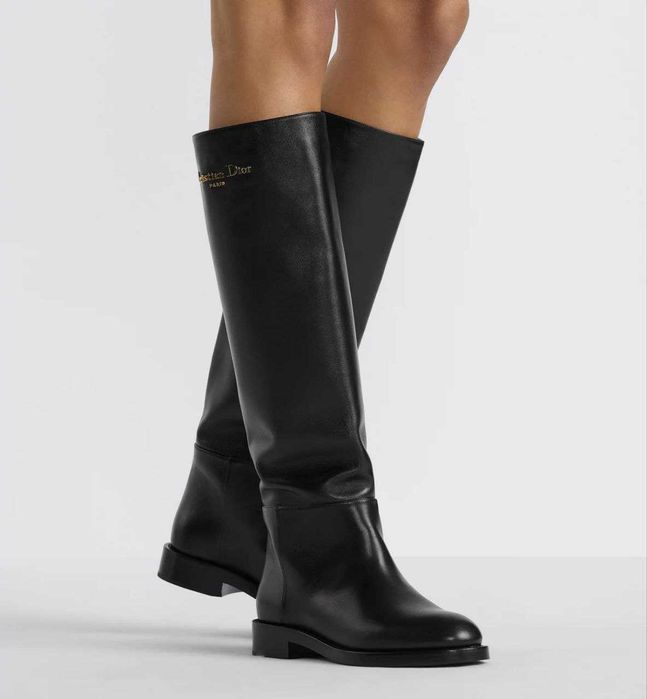 Ботуши високи DIOR Boot 100% кожа