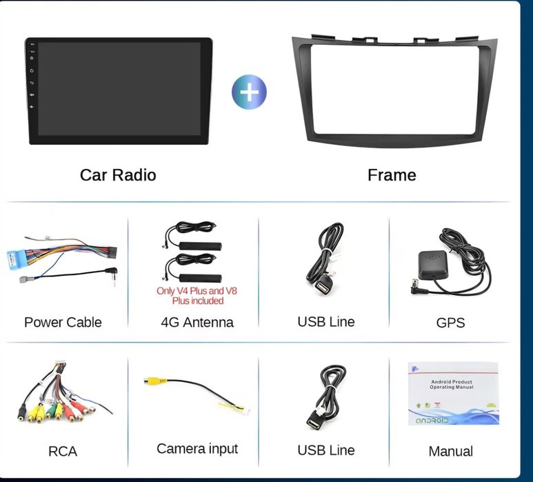 Navigatie android Suzuki Swift Waze YouTube GPS USB