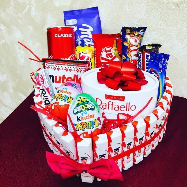 Шоколадный бокс Shokoladniy boks kompazitsiya