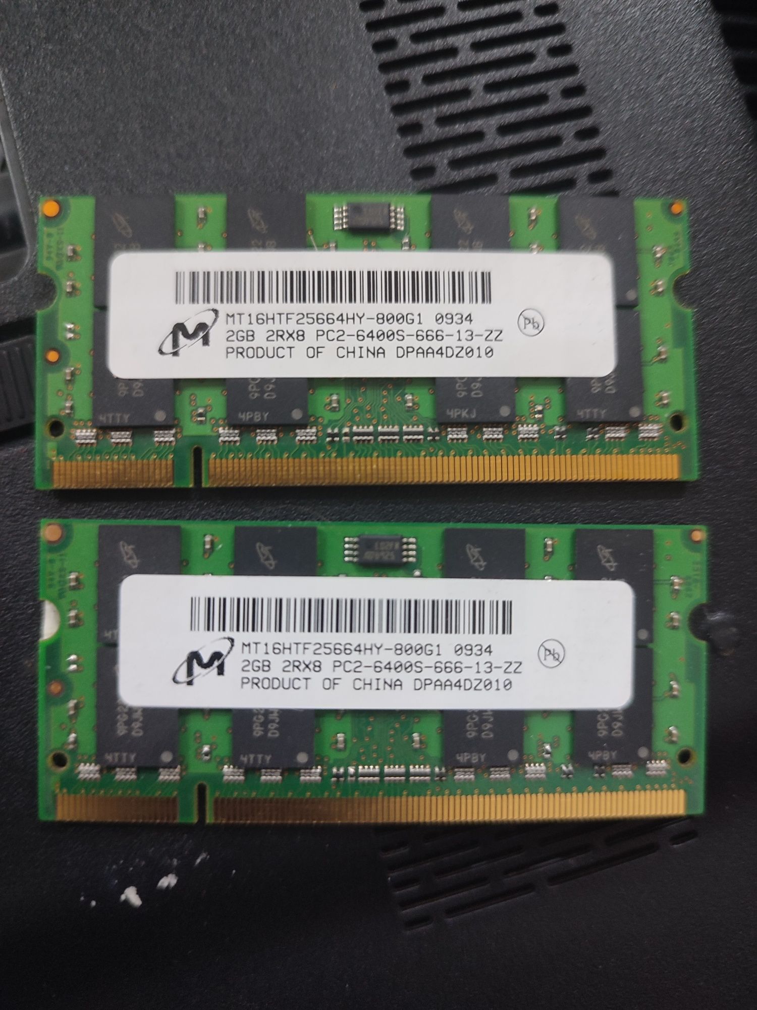 Ddr2 2gb в наличии2шт