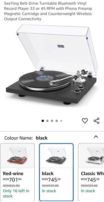 Pickup nou Bluethooth doza audio technica