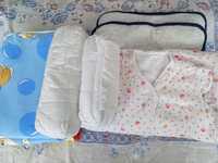 Бебешка възглавница,чувалче, постелка за детско столче и др.