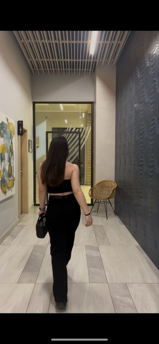 Дънки с камъчета черно