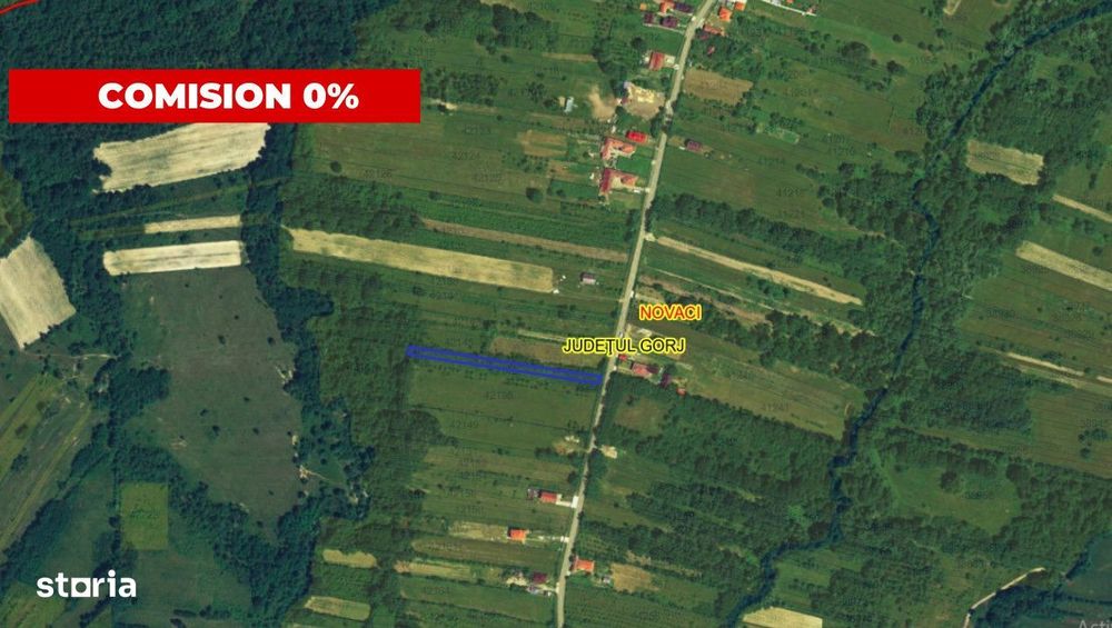 Teren situat in localitatea Hirisesti - oras Novaci