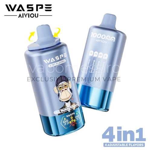 Vape Waspe 100.000 – 4 Arome Suculente, Shadow Display ,Durată Lungă